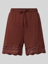 VERO MODA Regular Fit Shorts aus reiner Baumwolle Modell 'GABBY' Bordeaux