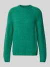 Closed Regular Fit Pullover mit Woll-Anteil Neon Gruen