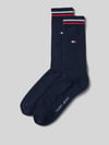 Tommy Hilfiger Socken mit Kontraststreifen im 2er-Pack Marine