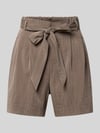 ONLY Regular Fit Bermudas aus Viskose-Mix Modell 'MARSA' Taupe