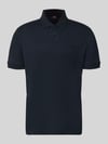 BOSS Orange Regular Fit Poloshirt aus reiner Baumwolle Modell 'INTERLOCK' Dunkelblau