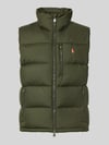 Polo Ralph Lauren Regular Fit Weste mit Logo-Stitching Oliv