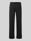JACK & JONES Spodnie o kroju relaxed fit z elastycznym pasem model 'TOBY' Czarny