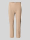 SEDUCTIVE Caprihose mit Längsnähten Modell 'CAPRI' Taupe