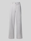 ANGELS Stoffen broek met persplooien, model 'Liz Jump' Lichtgrijs