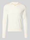 MARKUP Strickpullover mit Viskose-Anteil Modell 'MANICA LUNGA' Offwhite