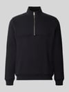 ARMEDANGELS Regular Fit Troyer aus reiner Baumwolle Modell 'WAARLO' Black