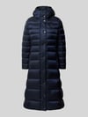 Blauer USA Lange donsjas met stiksels met logodetail model 'Anita' Marineblauw