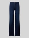 Christian Berg Woman Straight Fit Jeans aus Viskose mit Eingrifftaschen Marine Melange