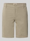 ONLY & SONS Regular Fit Chinoshorts aus Viskose-Mix Modell 'MARK' Taupe