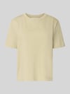 Selected T-shirt o kroju boxy fit z czystej bawełny model 'ESSENTIAL' Trzcinowy