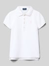 Polo Ralph Lauren Teens Regular Fit Poloshirt mit Label-Stitching Weiss