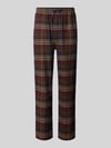 Polo Ralph Lauren Underwear Comfort Fit Pyjama-Hose aus reiner Baumwolle Dunkelbraun