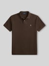 Polo Ralph Lauren regular fit poloshirt van puur katoen Middenbruin
