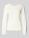 s.Oliver RED LABEL Regular fit shirt met lange mouwen van Mix van katoen en viscose Wit
