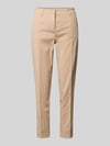CAMBIO Slim Fit Chino aus Baumwoll-Mix Modell 'KARINA' Camel
