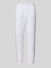 Lacoste Sport Regular Fit Trainingshose mit Logo-Patch Weiss