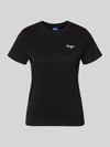 HUGO Blue t-shirt o kroju regular fit z czystej bawełny model 'Damatee_B' Czarny