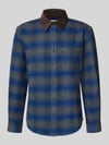 Calvin Klein Jeans Slim Fit Hemdjacke mit Brusttaschen Dunkelblau