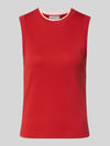 Jake*s Studio Woman Tanktop aus Baumwolle mit Rundhalsausschnitt Hellrot
