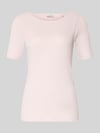 Marc O'Polo Slim Fit T-shirt van puur katoen Lichtroze
