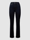 MAC Straight-fit jeans met stretchanteil model 'MELANIE' Marineblauw