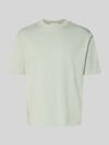 Selected Relaxed fit T-shirt van puur katoen Model 'RELEXASPEN' Lindegroen