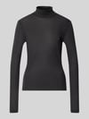 DRYKORN Rollkragenpullover aus Lyocell-Baumwoll-Mix Modell 'ZERAFINE' Anthrazit