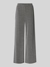 PIECES Weite Hose mit elastischem Bund Modell 'JINA' Silber Melange