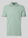 Christian Berg Men Koszulka polo w kroju regular fit z kontrastowymi paskami Trzcinowy