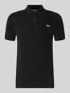 Lacoste Koszulka polo o kroju slim fit z czystej bawełny Czarny