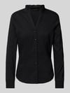 MORE & MORE Bluse mit Stehkragen Black