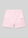 Champion Regular Fit Sweatshorts mit Logo-Patch Hellrosa