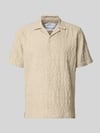 Lindbergh Modern Fit Freizeithemd mit Strukturmuster Mud