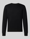 ARMEDANGELS Regular fit pullover van pure katoen model 'LOUKAA' Zwart