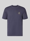 Marc O'Polo T-shirt o kroju relaxed fit z czystej bawełny Ciemnoniebieski