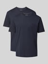 HECHTER PARIS T-Shirt-Set mit Logo-Stitching Marine