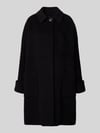 ICONS Cinzia Rocca Wollmantel aus Woll-Kaschmir-Mix Black