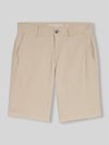 Tom Tailor Szorty chino o kroju slim fit z czystej bawełny Beżowy melanż