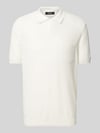 Polo Ralph Lauren Slim Fit Poloshirt mit Kentkragen Weiss