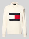Tommy Hilfiger Regular fit sweatshirt van puur katoen Offwhite