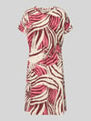 s.Oliver RED LABEL Tailliertes Freizeitkleid aus Baumwoll-Mix Pink