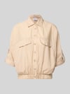 Emily Van den Bergh Blouson aus Baumwolle mit Knopfleiste Sand