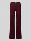 Christian Berg Woman Straight Fit Stoffhose im 5-Pocket-Design Bordeaux