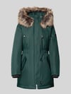 ONLY Regular fit parka met labelpatch, model 'IRIS' Donkergroen