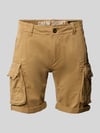 Alpha Industries Shorts mit Cargotaschen Modell 'CREW SHORT' Sand