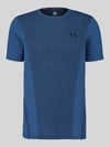 Under Armour Regular Fit Sport-T-Shirt mit Logo-Print Rauchblau