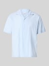 JACK & JONES Regular Fit Freizeithemd aus Baumwoll-Leinen-Mix Hellblau