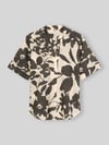 Marc O'Polo Relaxed Fit Bluse aus reiner Baumwolle Mittelgrau