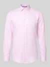 Jake*s Slim Fit Businesshemd aus reiner Baumwolle Pink